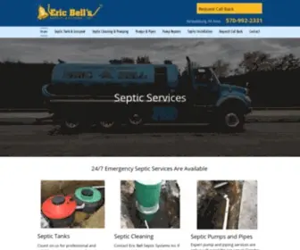 Ericbellseptic.com(Eric Bell Septic Systems Inc) Screenshot