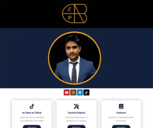 Ericbpatel.com(Eric B Patel) Screenshot