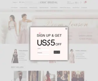 Ericbridal.com(Bruidsjurken 2022) Screenshot