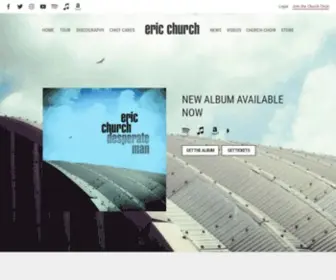 Ericchurch.com(Eric Church) Screenshot