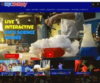 Ericenergy.com(Kids Science Shows) Screenshot