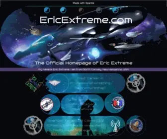 Ericextreme.com(The official homepage of Eric Extreme) Screenshot