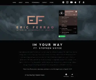 EricFerrao.com(Eric Ferrao Music) Screenshot