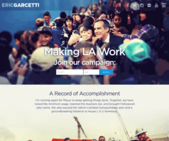 EricGarcetti.com(Eric Garcetti) Screenshot