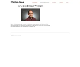 EricGoldman.org(Eric Goldman) Screenshot