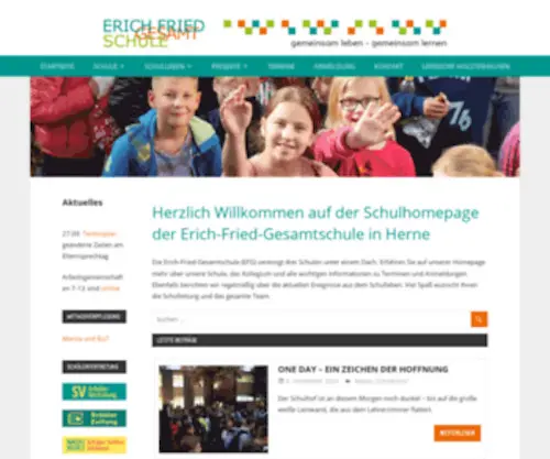 Erich-Fried-Gesamtschule.de(Erich-Fried-Gesamtschule der Stadt Herne) Screenshot