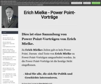 Erich-Mielke-Powerpoint.de(Erich Mielke) Screenshot