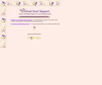 Erichad.com(EriChad Grief Support Sites) Screenshot