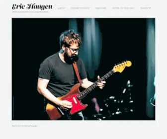 Erichaugenguitar.com(Eric Haugen) Screenshot