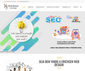 Erichsenwebdesign.com.br(Criação de Site Curitiba) Screenshot