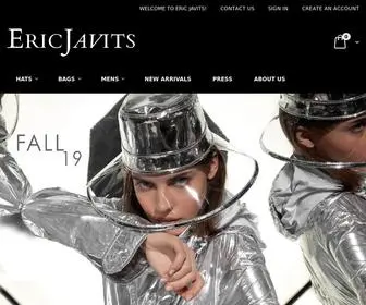 EricJavits.com(Women's Designer Hats for Sale Online) Screenshot