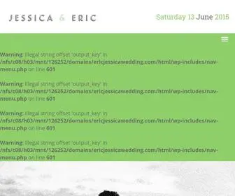 EricJessicawedding.com(Eric and Jessica) Screenshot