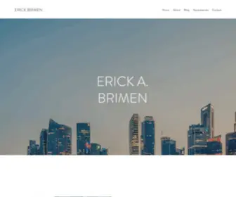 Erickbrimen.com(Erick Brimen) Screenshot