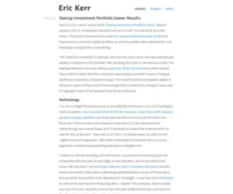 Erickerr.com(Eric Kerr) Screenshot