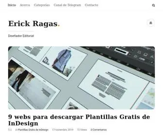Erickragas.com(Blog de Dise) Screenshot