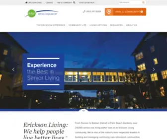 Erickson.com(Retirement Communities) Screenshot