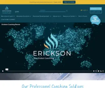Erickson.edu(Erickson International Coaching Certification) Screenshot