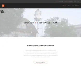 EricksoncPas.com(Erickson CPAs) Screenshot