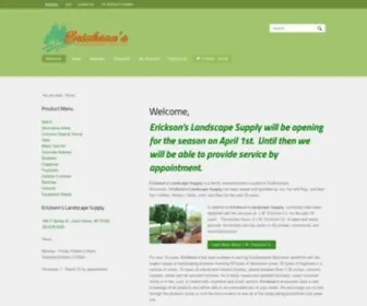 Ericksonslandscapesupply.com(Erickson's Landscape Supply) Screenshot