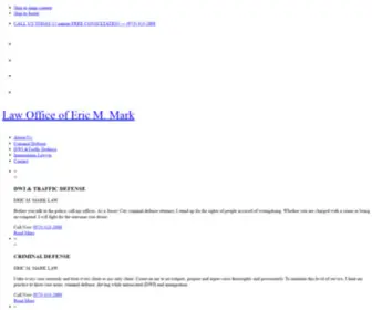 Ericmarklaw.com(Criminal Attorney Newark) Screenshot