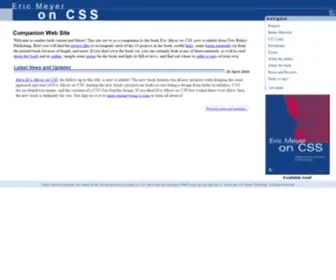 Ericmeyeroncss.com(Eric Meyer on CSS) Screenshot