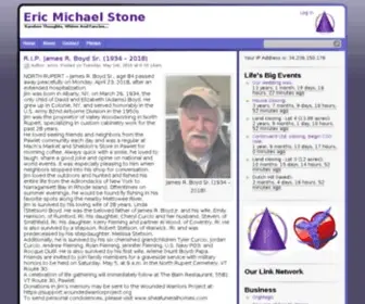 Ericmichaelstone.com(Eric Michael Stone) Screenshot