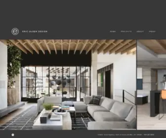 Ericolsendesign.com(Eric Olsen Design) Screenshot