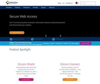 Ericom.com(Ericom Software) Screenshot