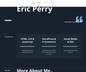 Ericp.site(Eric Perry) Screenshot