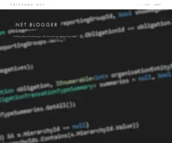 EricPhan.net(The blog of Eric Phan) Screenshot