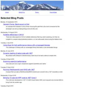 Ericsink.com(Selected Blog Posts) Screenshot