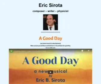 Ericsirota.com(Eric Sirota) Screenshot