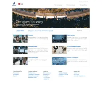 Ericssonlg.co.kr(에릭슨엘지) Screenshot