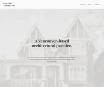 Ericstinearchitect.com(Eric Stine Architect Inc) Screenshot