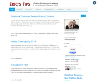 Ericstips.com(How to build a successful online business) Screenshot