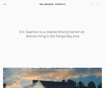 Ericswanson-Portfolio.com(Eric Swanson) Screenshot