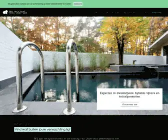 Ericwouters.be(Een echt familiebedrijf met passie voor tuinen en zwemvijvers) Screenshot