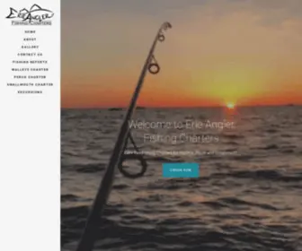 Erieanglercharters.com(Erie Angler Charters) Screenshot