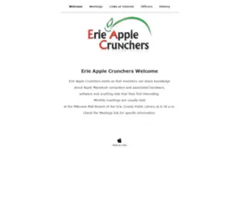 Erieapplecrunchers.com(Erie Apple Crunchers) Screenshot