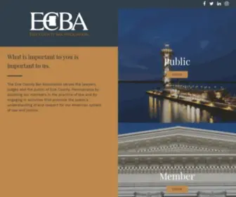 Eriebar.com(The Erie County Bar Association) Screenshot
