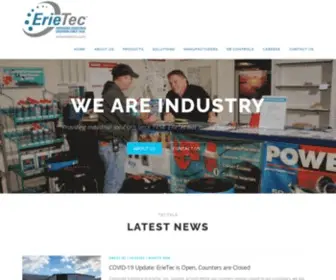 Eriebearings.com(ErieTec Inc) Screenshot