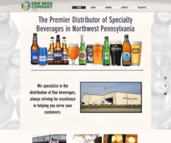 Eriebeer.com(Erie Beer Company) Screenshot