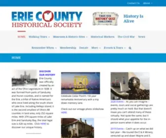 Eriecountyohiohistory.com(Erie County Historical Society) Screenshot