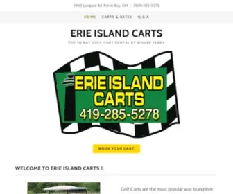 Erieislandcarts.com(Erie Island Carts) Screenshot