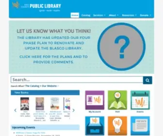 Erielibrary.org(Erie County Public Library) Screenshot