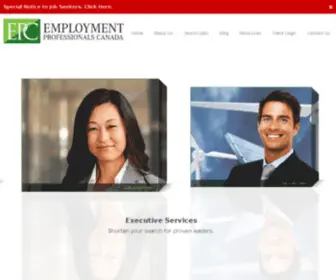 Eriepersonnel.com(Employment Professionals Canada) Screenshot