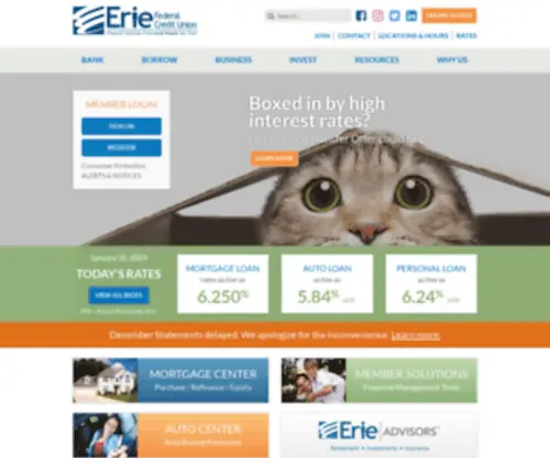 Erietimesfcu.com(Erietimesfcu) Screenshot