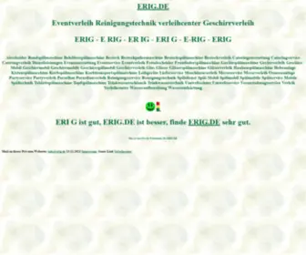 Erig.de(Spülmobil) Screenshot