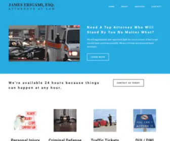 Erigami.com(James Erigami) Screenshot