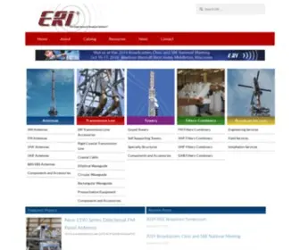 Eriinc.com(Electronics Research Inc) Screenshot